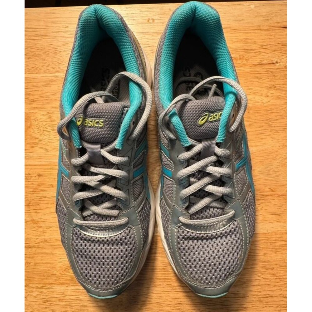 Ascis Size 7.5 Ortholite Grey/Blue Sneakers